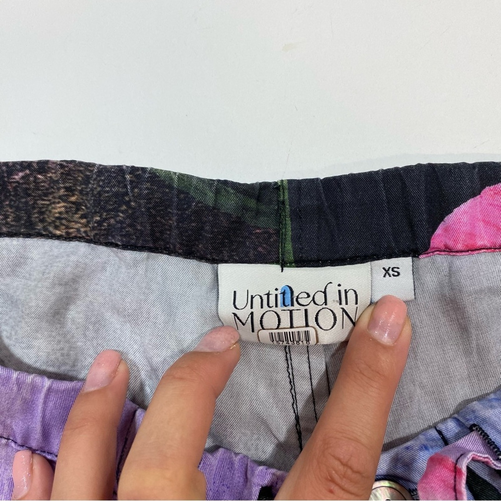Untitled In Motion Floral Intuition Pants Size Extra Small — image 5 of 5